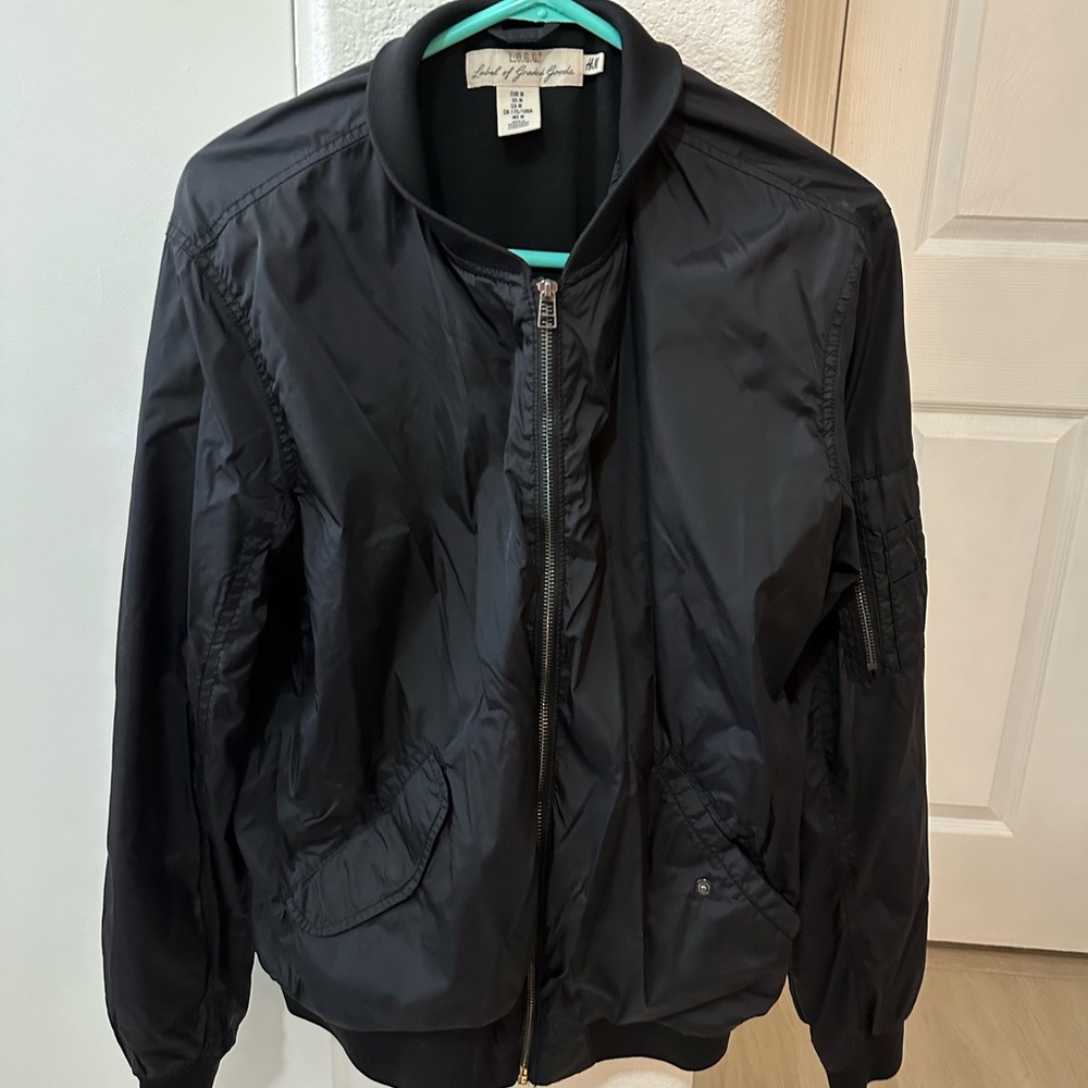 Black Bomber Jacket